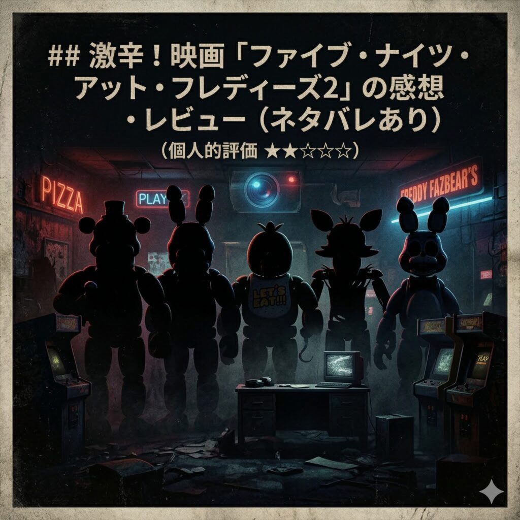 激辛!映画「ファイブ・ナイツ・アット・フレディーズ2」の感想・レビュー(ネタバレあり)