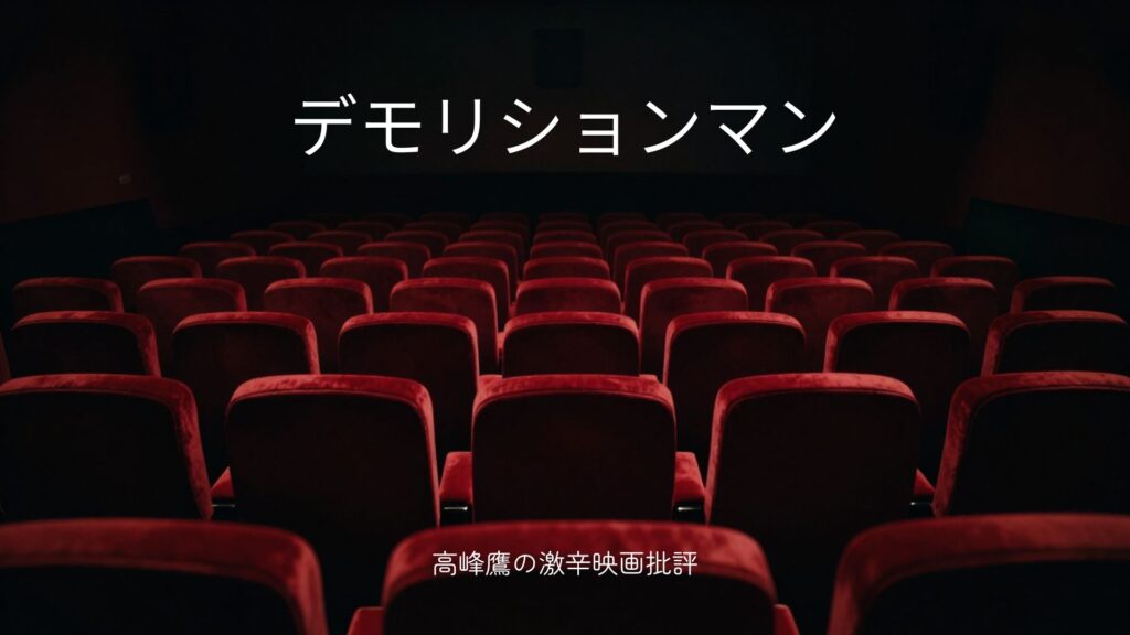 激辛!映画「デモリションマン」の感想・レビュー(ネタバレあり)